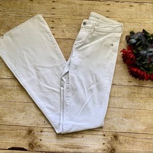 White Flare Jeans